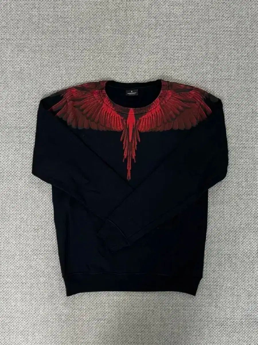 MARCELO BURLON マルセロバーロン ブラック レッド ウィング スウェット