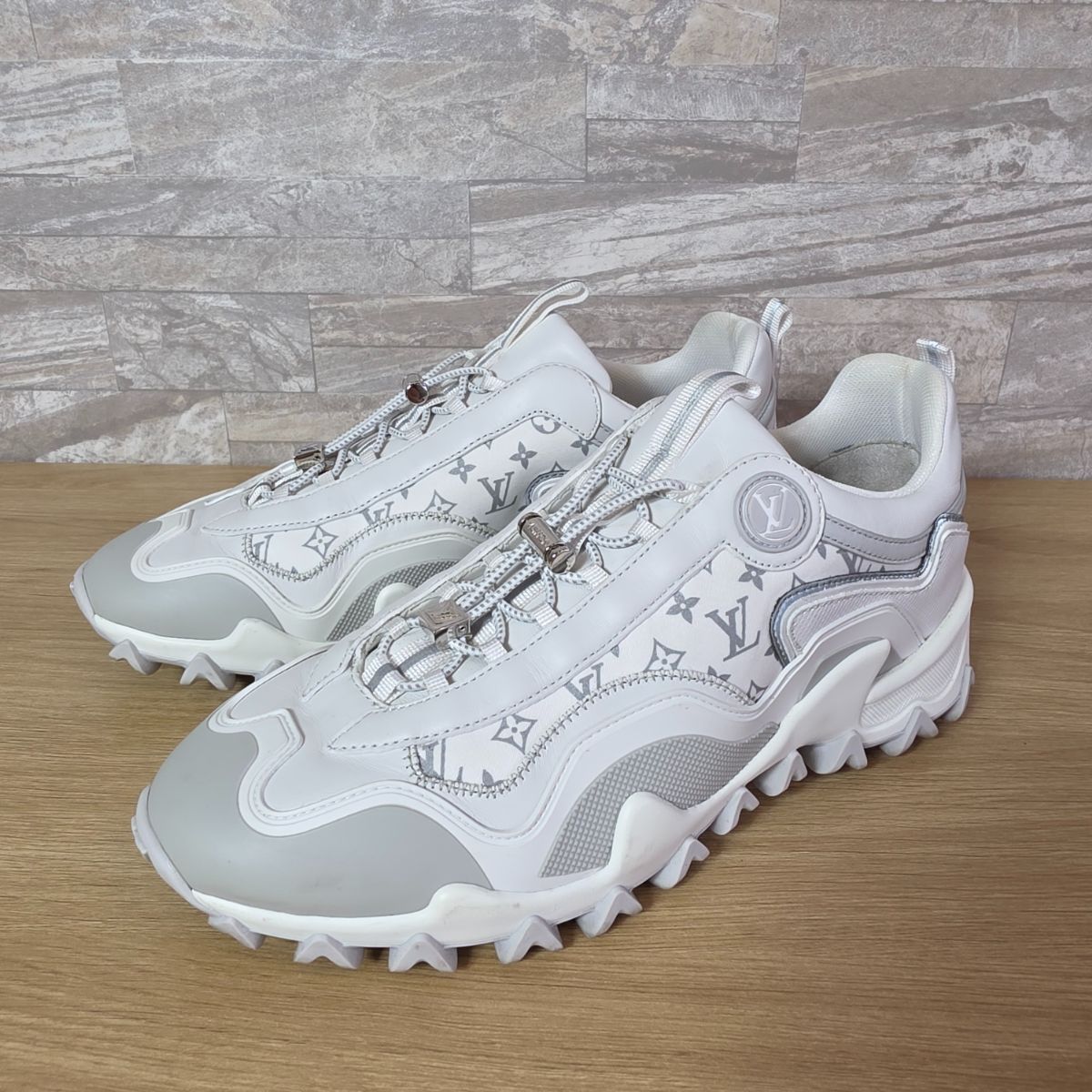 LOUIS VUITTON ルイヴィトン LV ラッシュ ラインスニーカー モノグラム スニーカー レディース 35 22.5ｃｍ