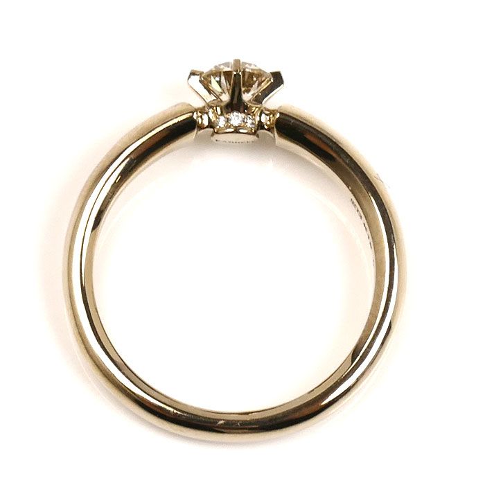 カシケイ K18BG ソリティア リング 指輪 KSB030RBG ダイヤモンド0.38ct 0.01ct 15号 5.1g レディース FORTGASGNV_COM_BR