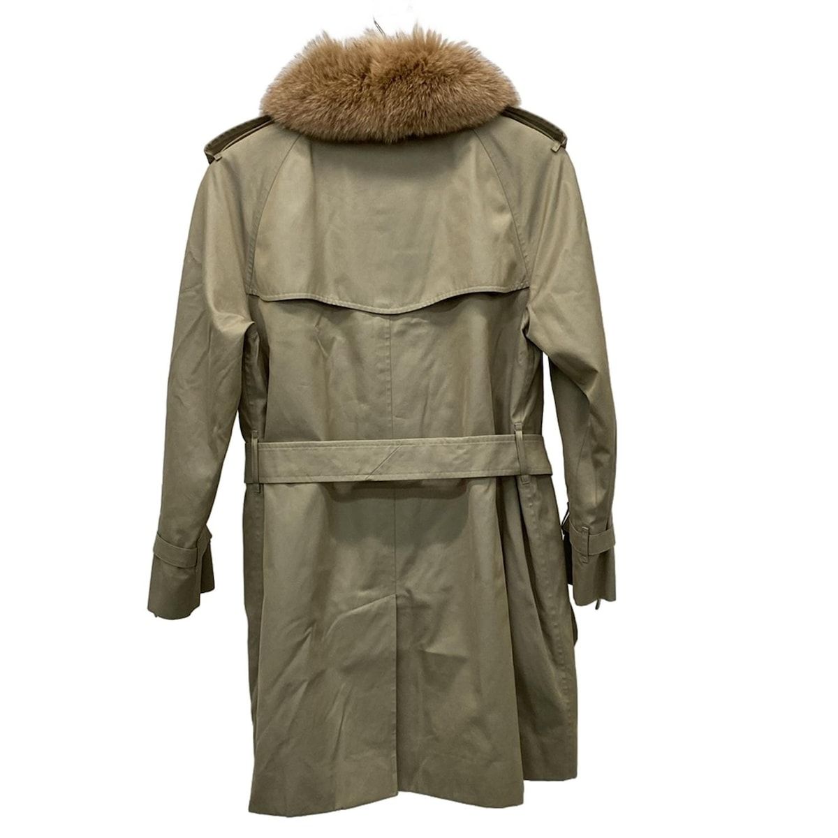 Burberry s バーバリーズ コート サイズ11AB3 レディース - カーキ 長袖 ファー着脱可 秋 冬
