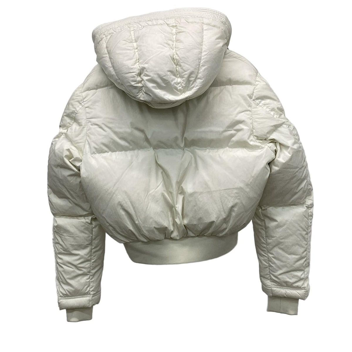 DIESEL ディーゼル ダウンジャケット サイズ40 M レディース - アイボリー 長袖 ショート丈 冬