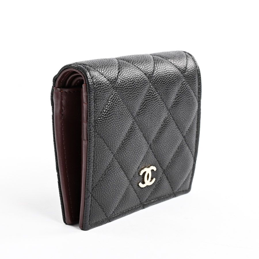 CHANEL シャネル 二つ折財布 クラシックスモールフラップウォレット AP3178