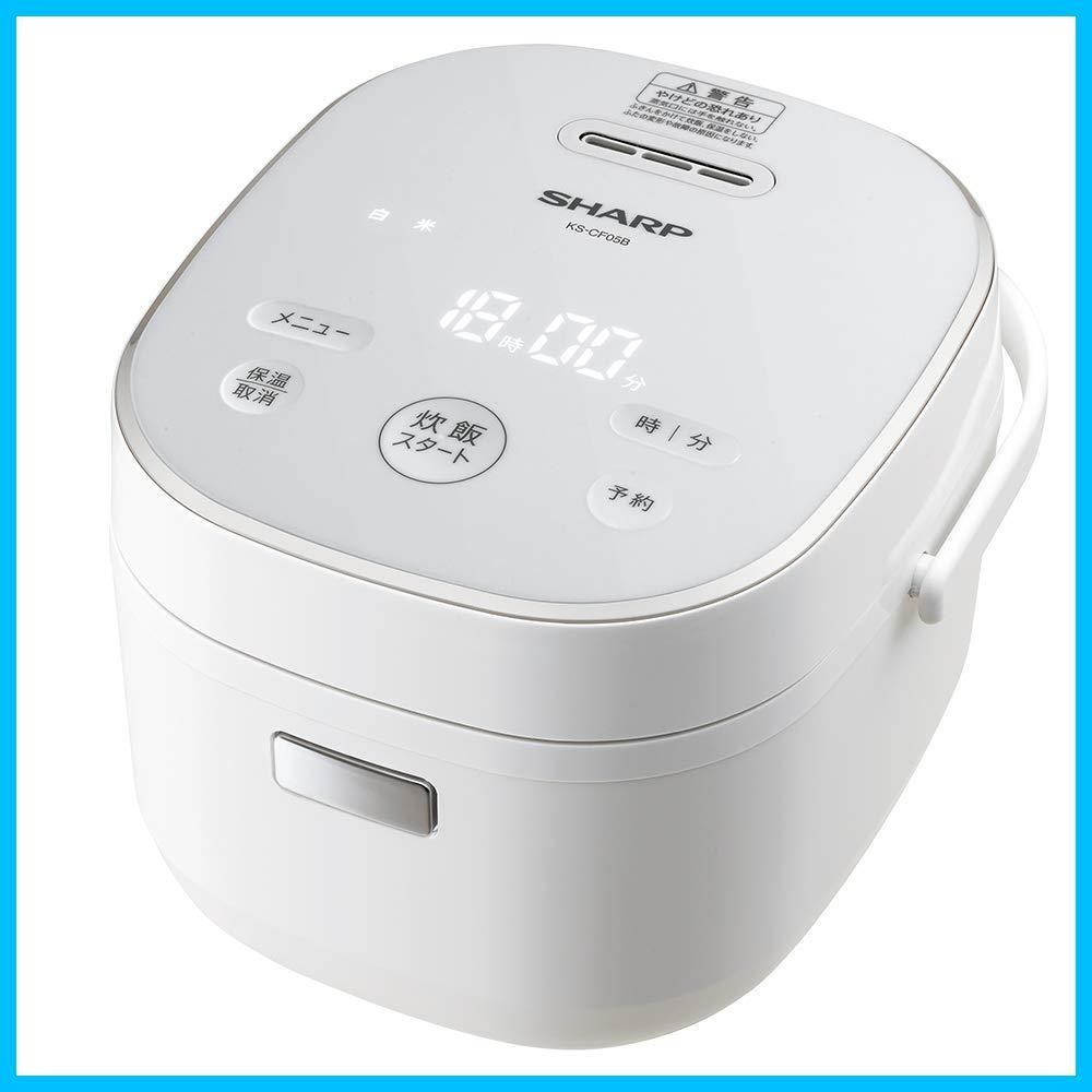 マイコン 一人暮らし パン調理機能 3合 ホワイト 炊飯器 KSCF05BW シャープ KS-CF05B-W