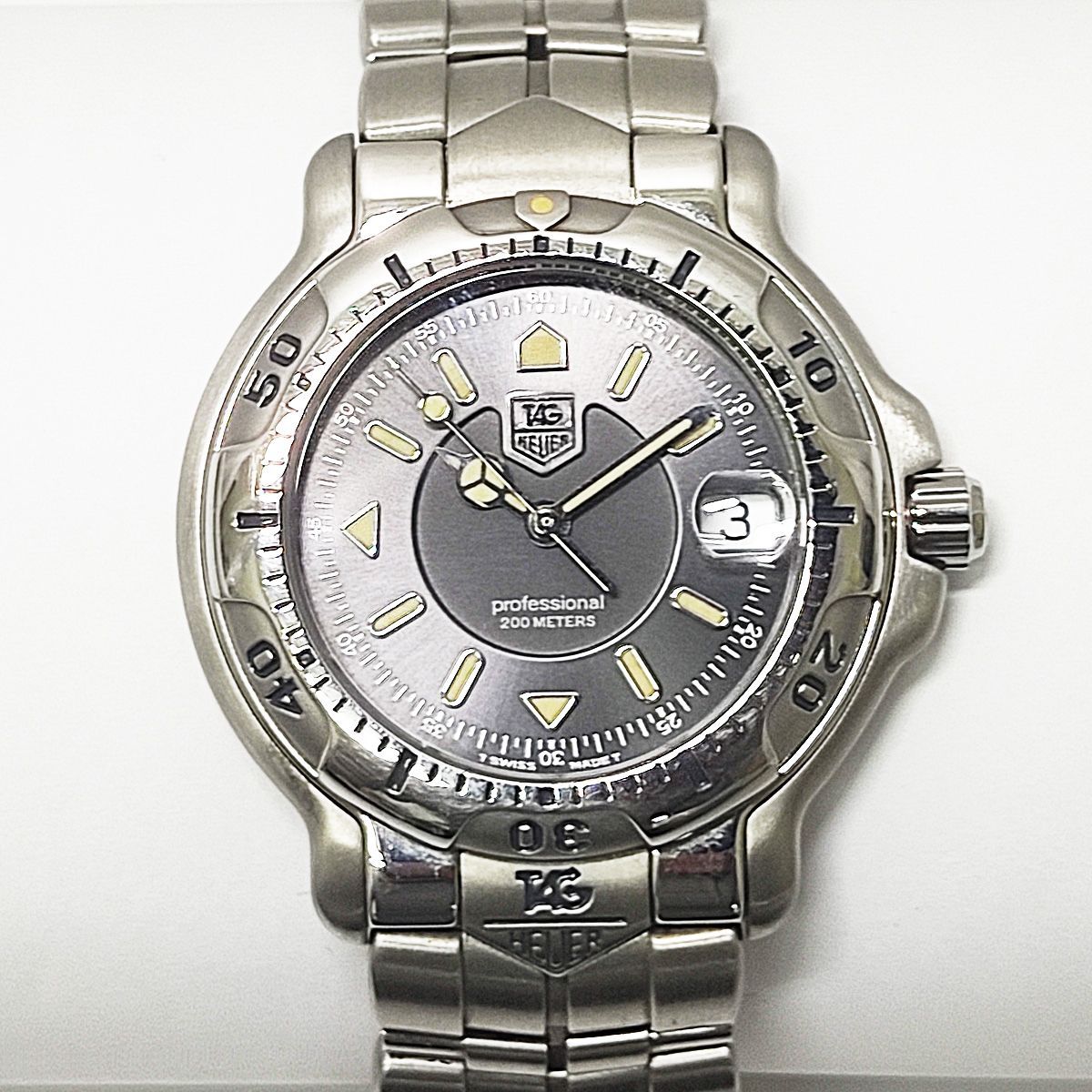 併売商品 TAG Heuer タグホイヤー プロフェッショナル200 WH 1212 K 1 クォーツ 34 mm 腕時計 ボーイズ M 1457