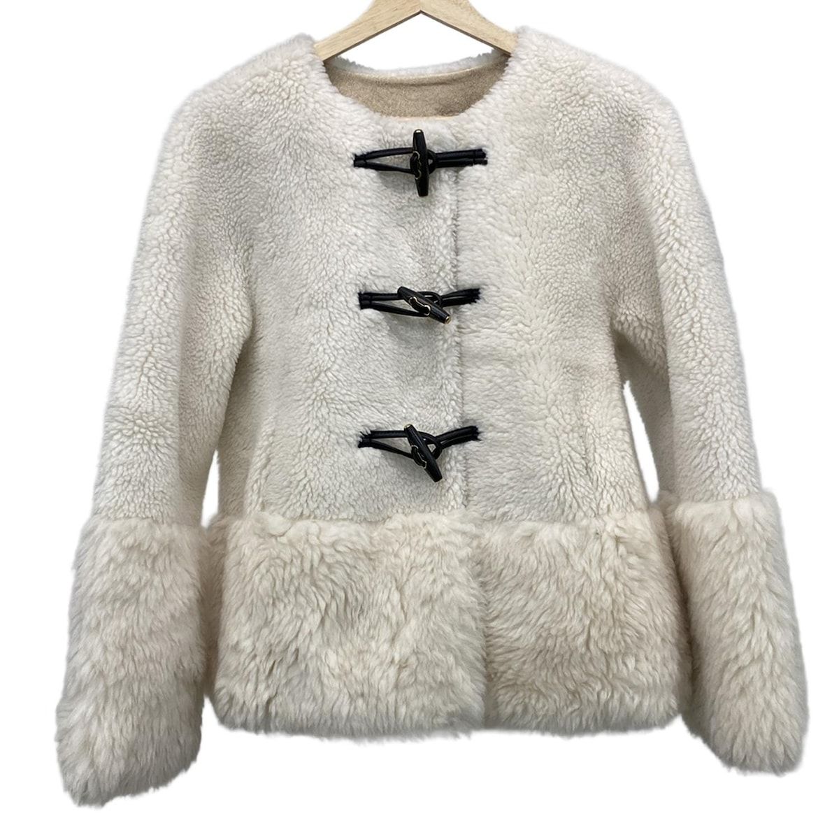 Diagram GRACE CONTINENTAL ダイアグラム コート サイズ38 M レディース - 白 長袖 ショート丈 冬