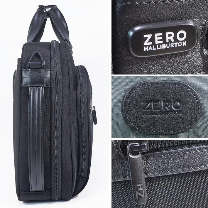 ゼロハリバートン ZERO HALLIBURTON ビジネスバッグ PRF4 メンズ ブラック 黒 A4 ２WAY ブリーフケース 定価53 900円 13.3インチPC収納