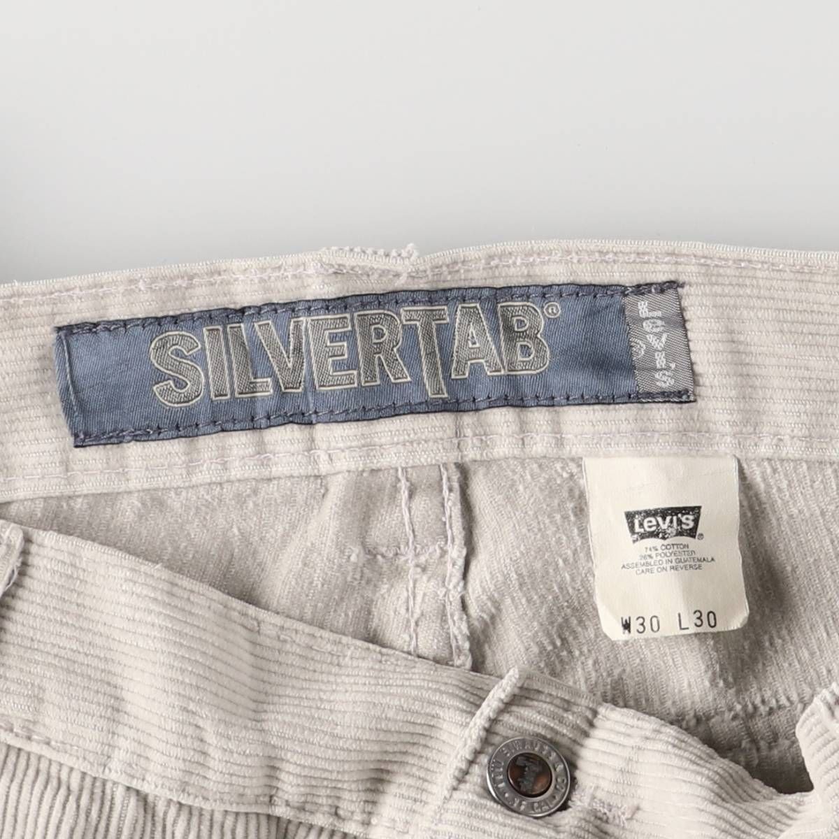  古着 90年代 リーバイス Levi s SILVER TAB シルバータブ 44750 2321 コーデュロイパンツ カーゴパンツ メンズw 30相当 eaa 578884 その他 メンズ