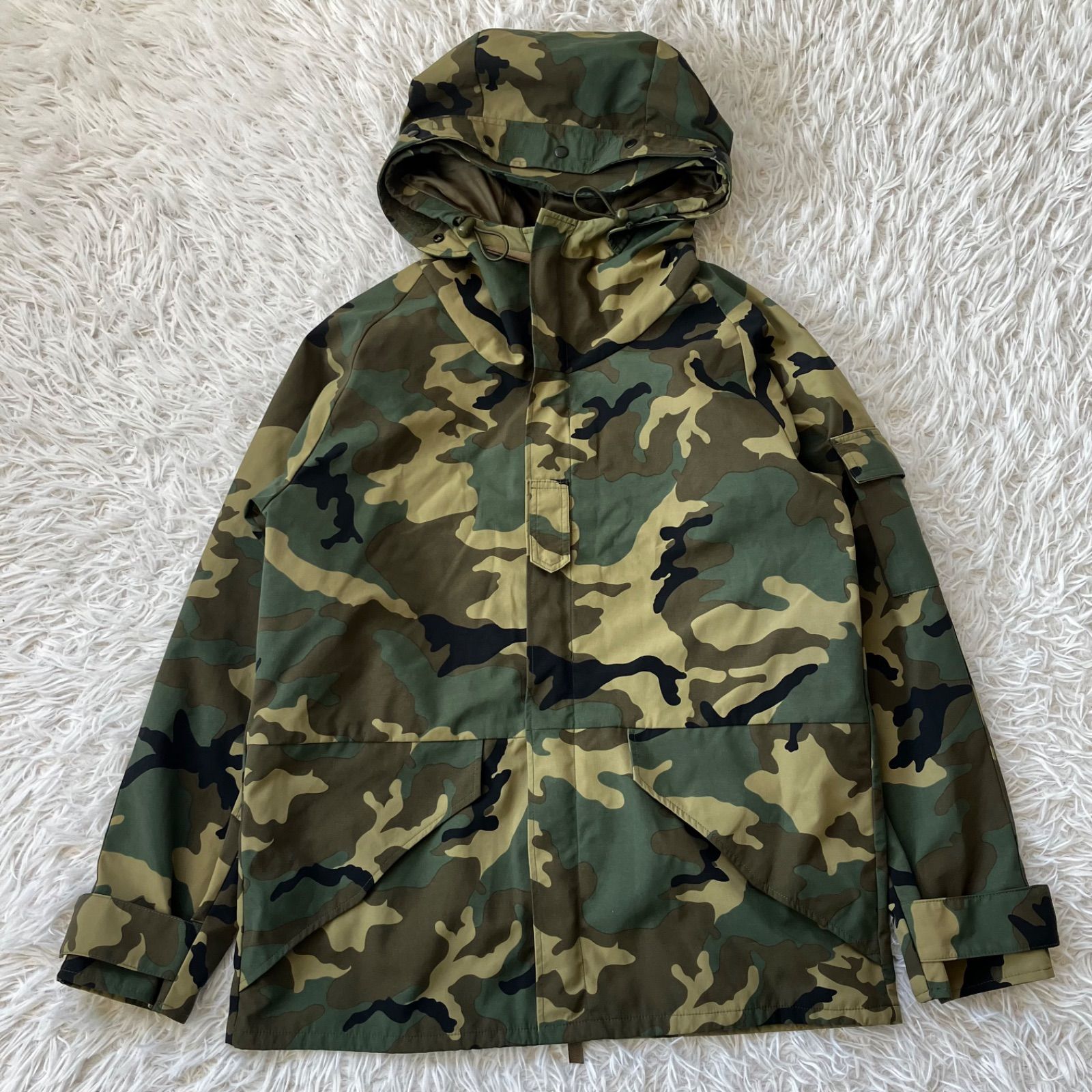 HOUSTON ECWCS Gen1 WOODLAND ミリタリージャケット 古着 迷彩 3909