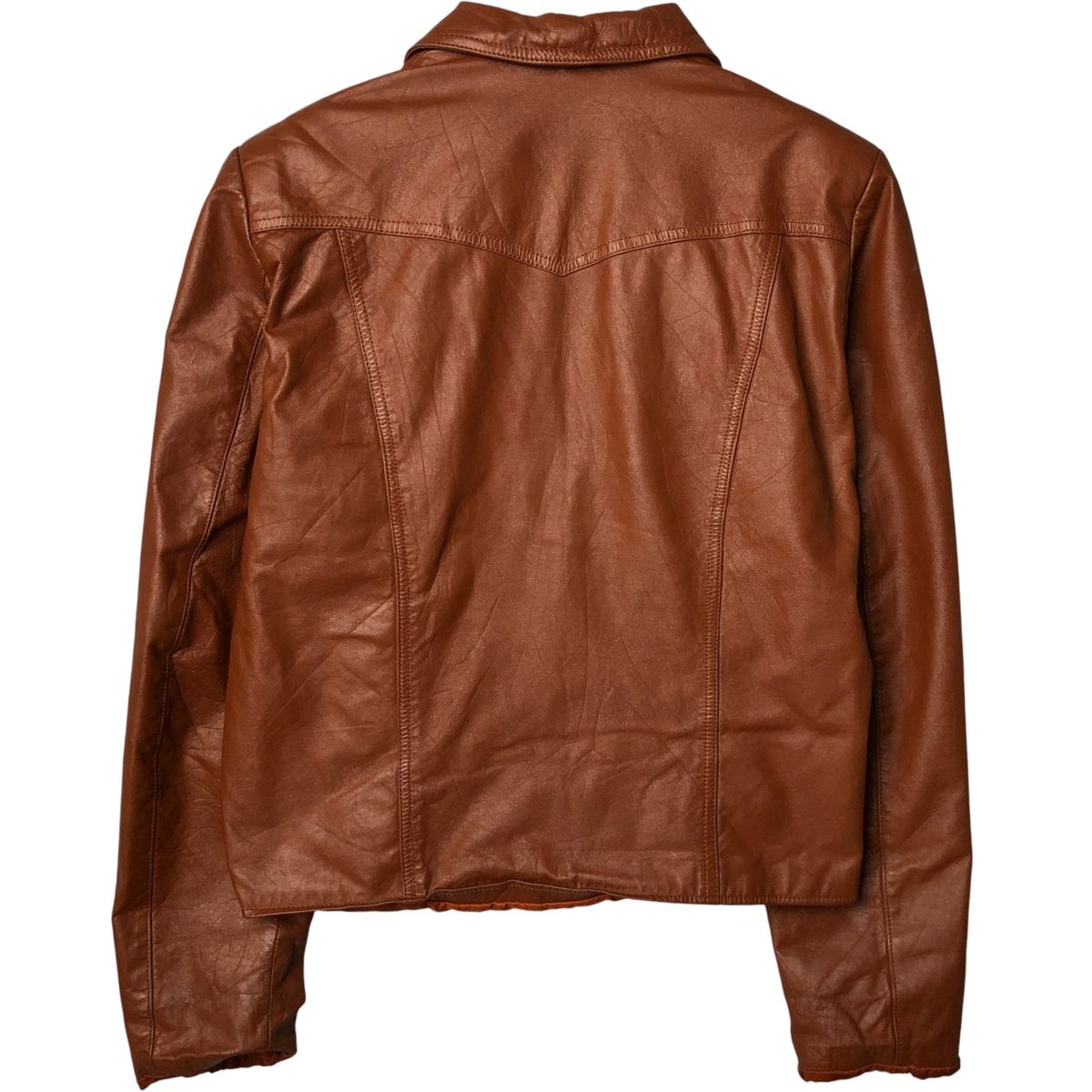 古着 Wilsons スイングトップタイプ レザーブルゾンジャケット レディースM相当 eaa583596