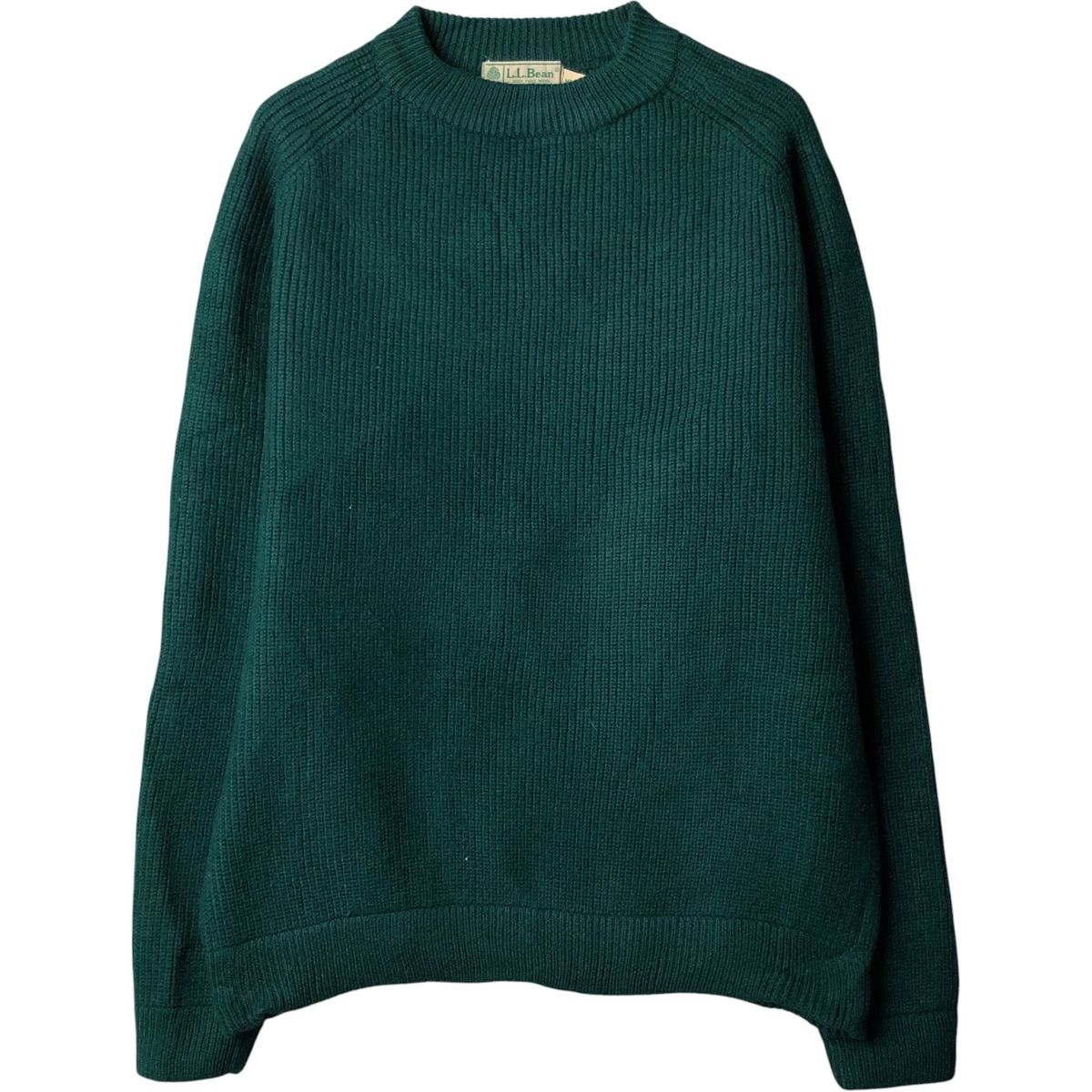 古着 80年代 エルエルビーン L.L.Bean モックネック ウールニットセーター メンズL相当 eaa582689