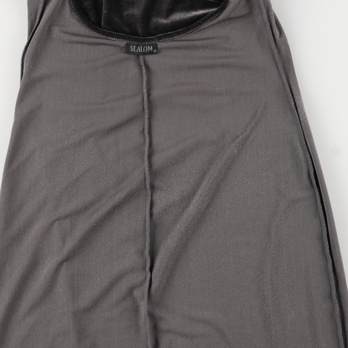 マキシ丈 キャミソールワンピース