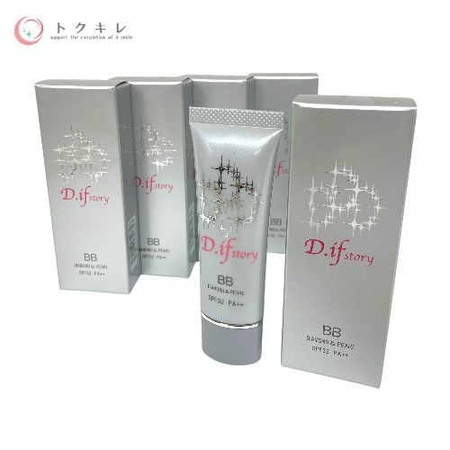 トクキレ ディフストーリー BBシャイニークリーム オークル 30g ×5本セット ファンデーション SPF32 D.if story