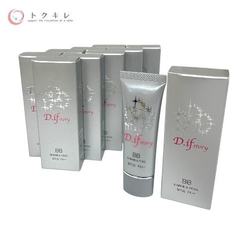 トクキレ ディフストーリー BBシャイニークリーム オークル 30g ×10本セット ファンデーション SPF32 D.if story
