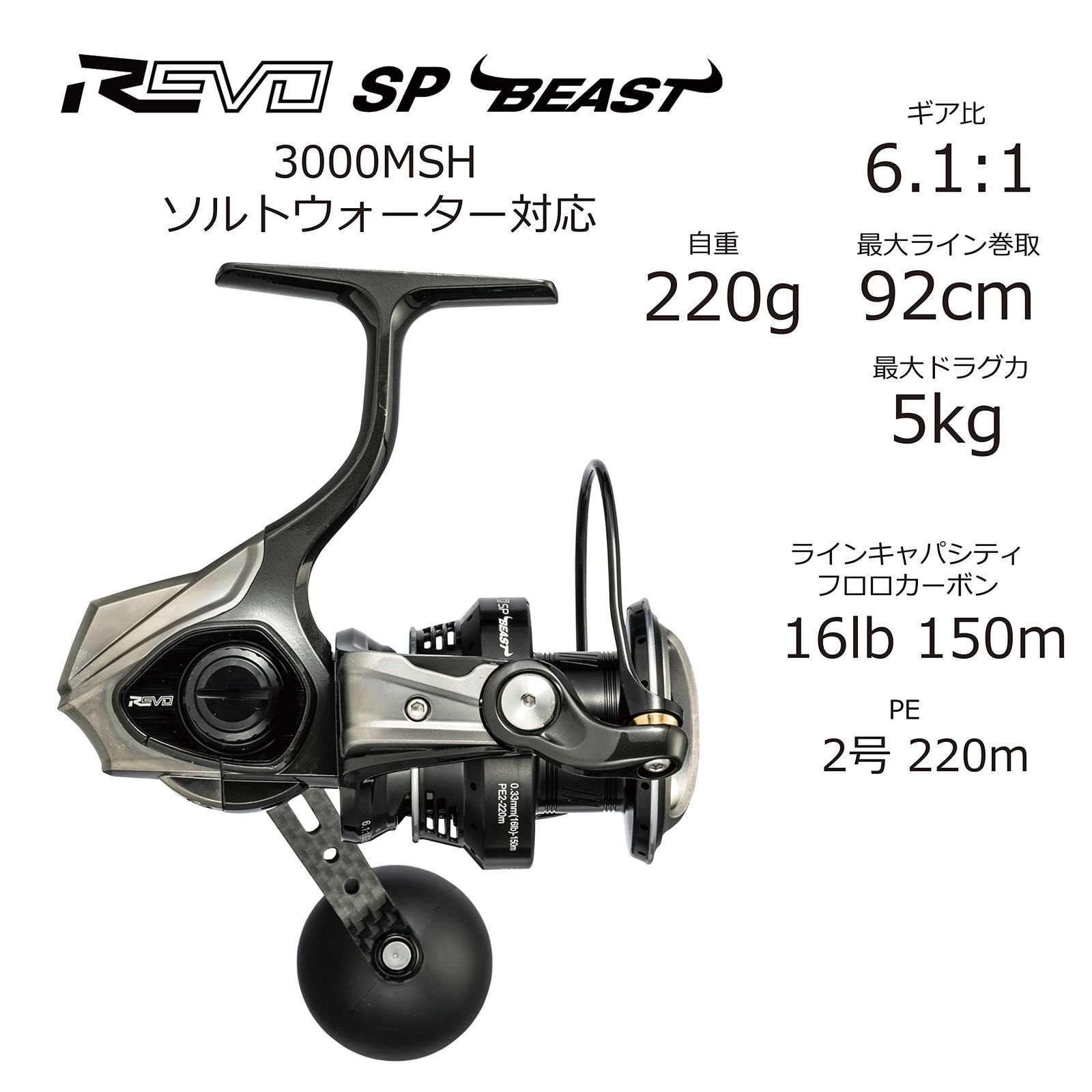 アブガルシア Abu Garcia REVO SP Beast レボ スピニング ビースト スピニングリール 各種