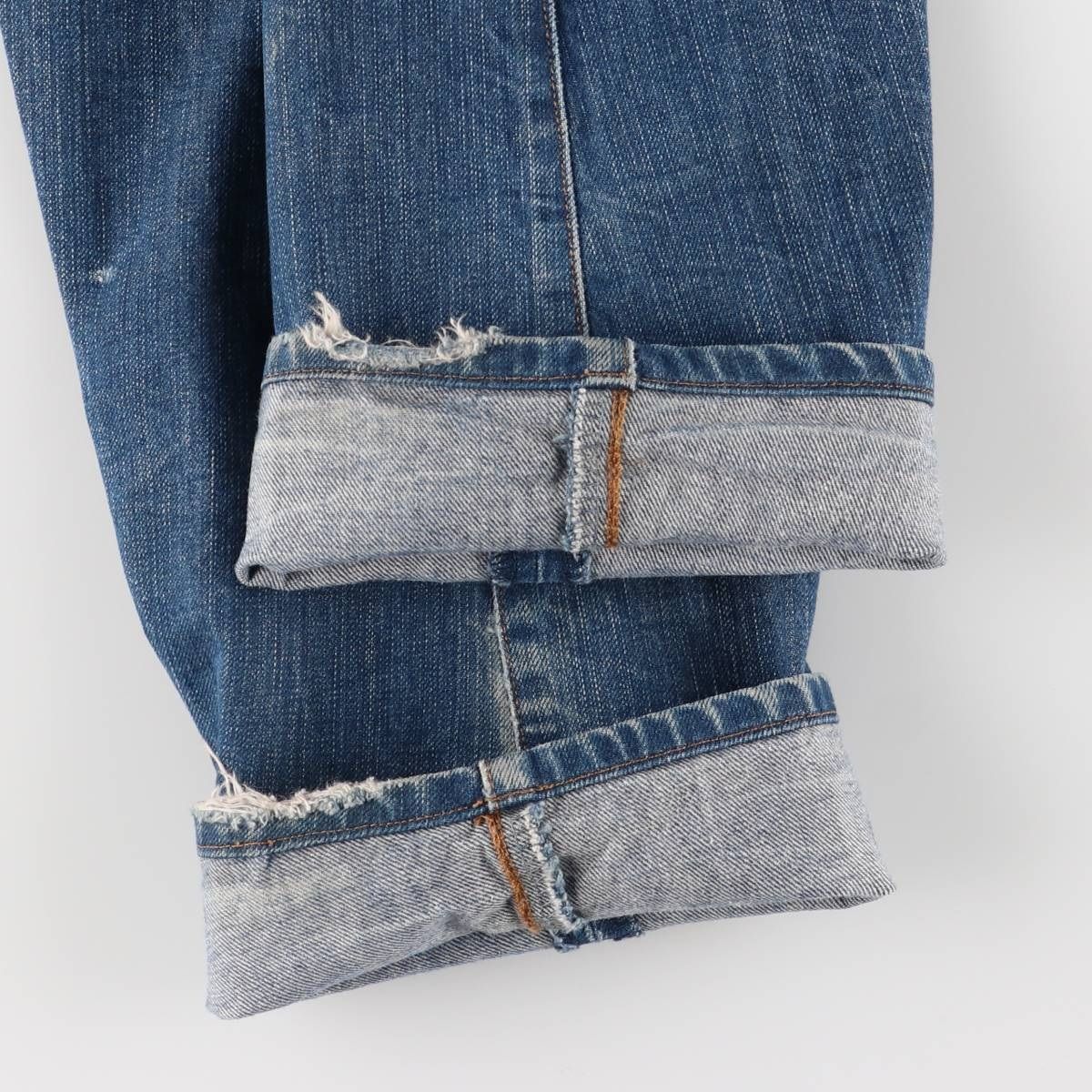 立体裁断 テーパードデニムパンツ