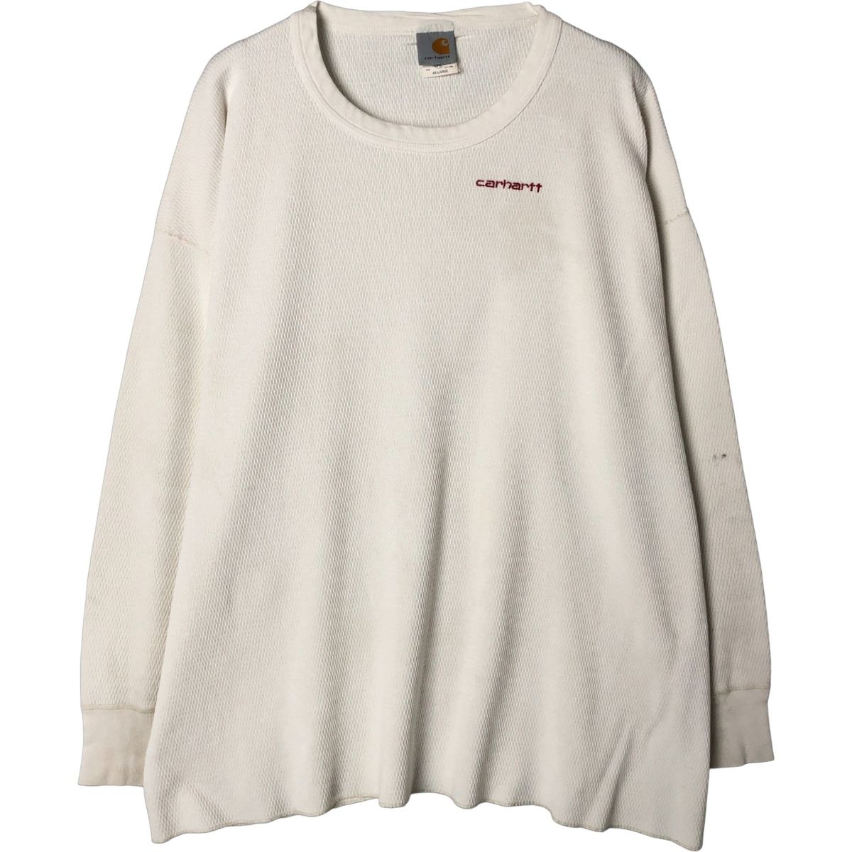 古着 ビッグサイズ 90年代 カーハート Carhartt サーマルロンT ハニカム メンズXXXXL相当 ヴィンテージ eaa588601