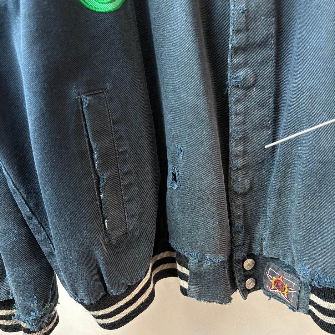 NBA Boston Celtics ボストン セルティックス JH Design ジェフ ハミルトン スタジャン 刺繍ロゴ ブラック × グリーン 90sヴィンテージ KANDAIZUMI_COM