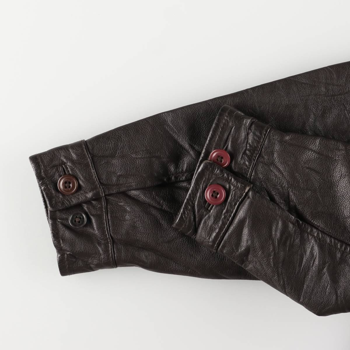 古着 00年代 ギャップ GAP スイングトップタイプ 中綿入り レザーブルゾンジャケット レディースXL相当 eaa579501 GULLKHAN_COM