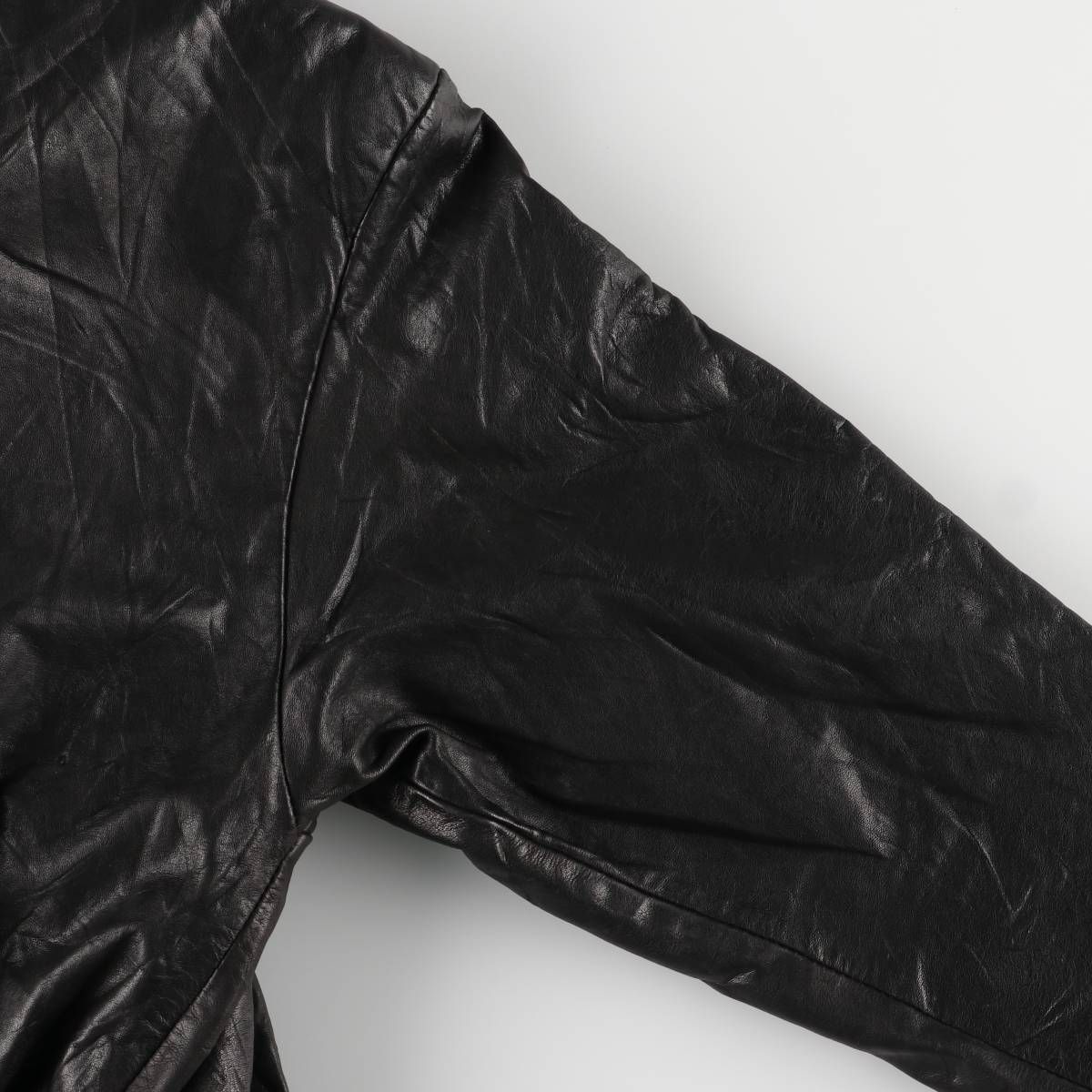 レザーブルゾンジャケット