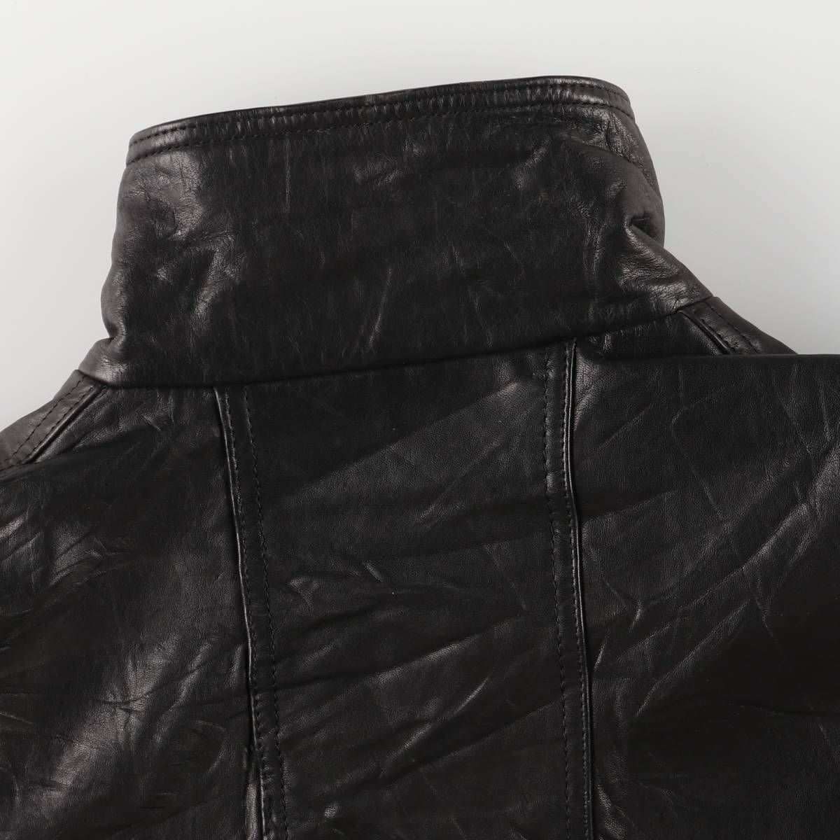 レザーブルゾンジャケット レディースL相当