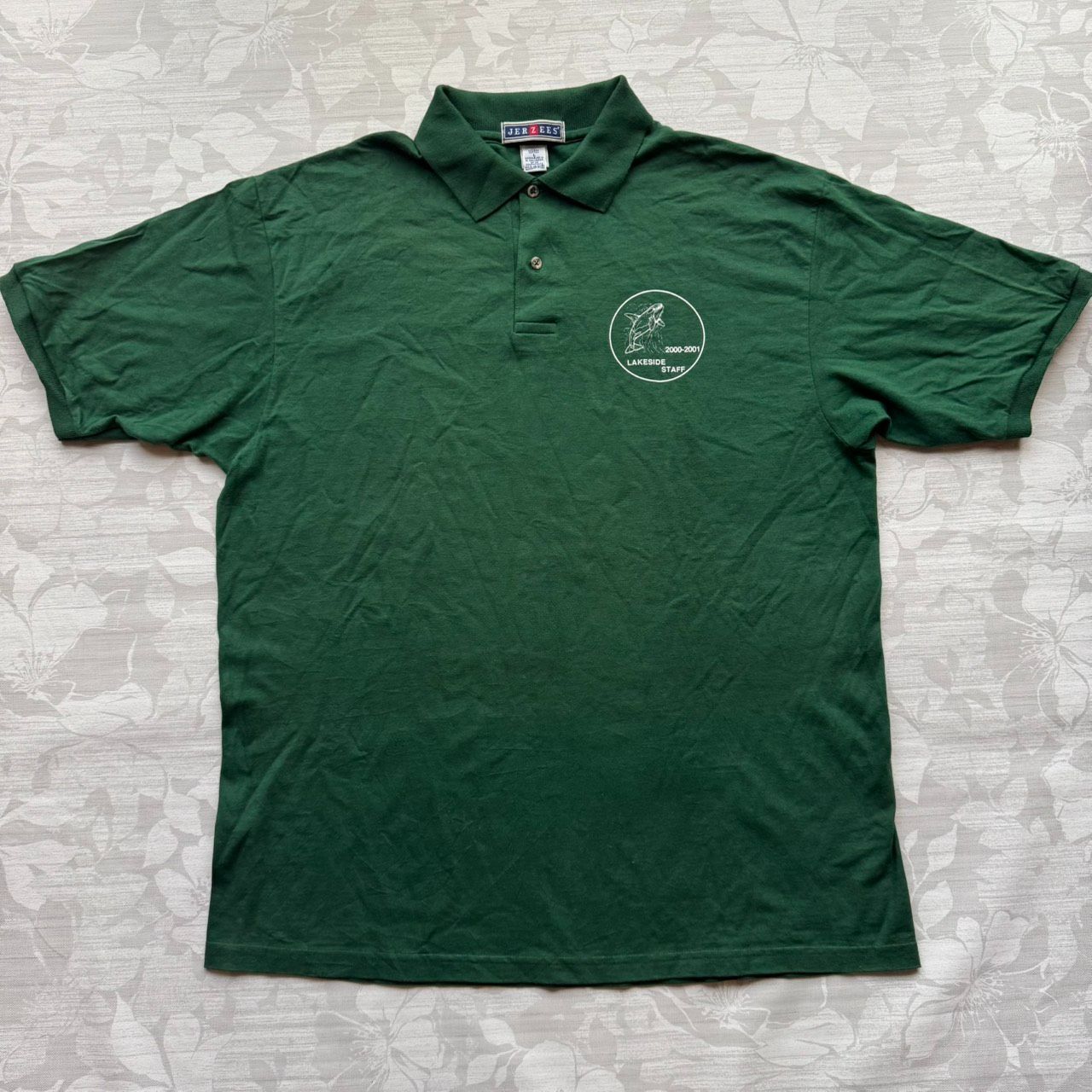 EFFLORESCENCE ダークグリーン ポロシャツ EFFLORESCENCE ダークグリーン ポロシャツ EFFLORESCENCE ダーク