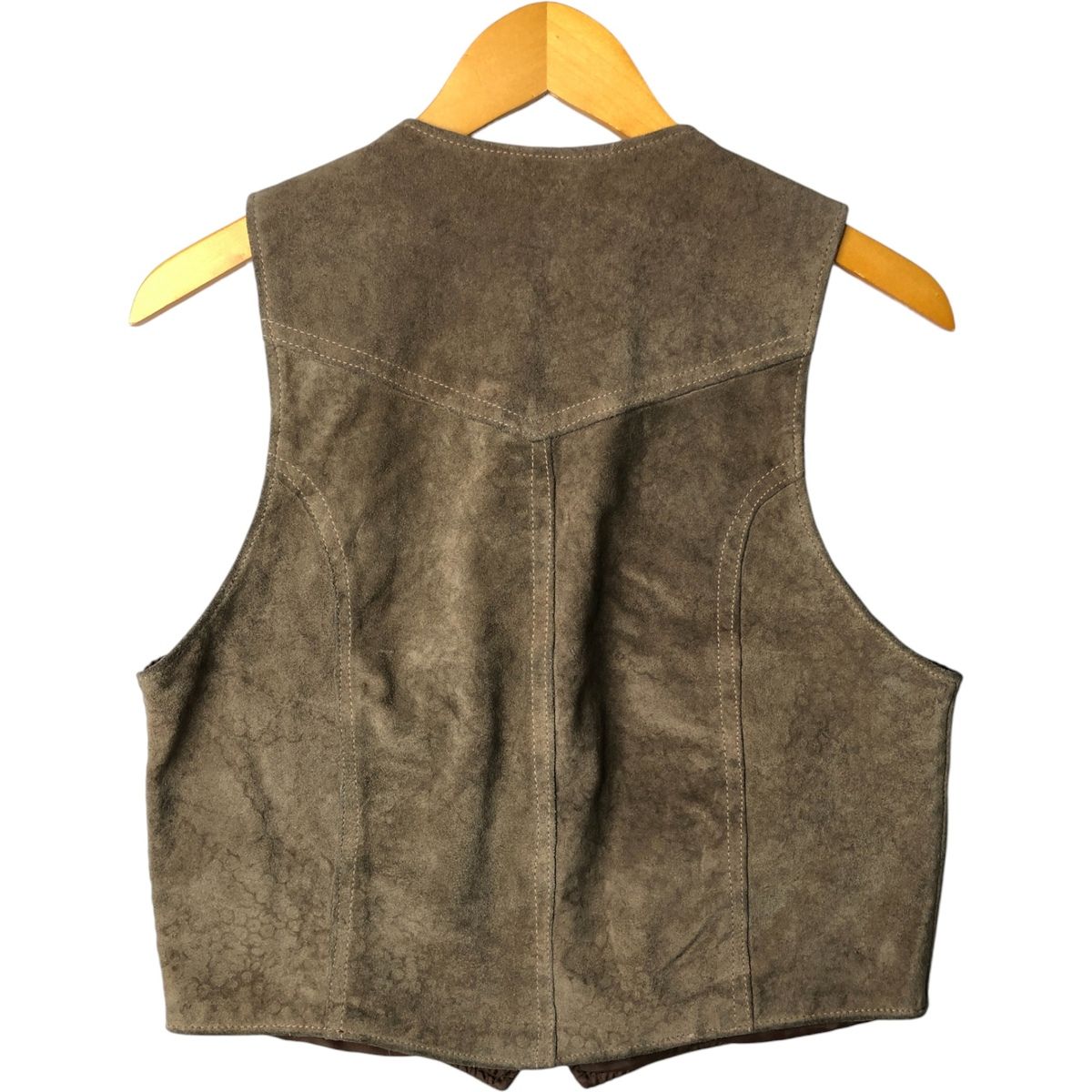 古着 70年代 シアーズ Sears THE LEARHER SHOP スエードレザーベスト メンズM相当 ヴィンテージ eaa583564