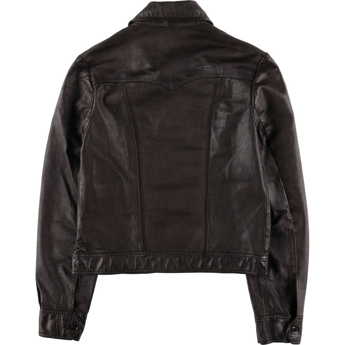 レザーブルゾンジャケット レディースS相当