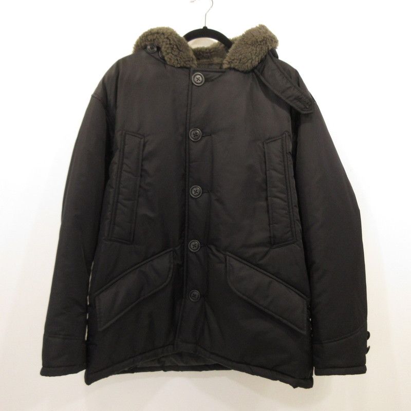 姫路東店 HYSTERIC GLAMOUR ヒステリックグラマー ミリタリージャケット MULTI HYSTERIC WOMAN B-9コート 02233AC03 プリマロフト ブラック サイズ M 96