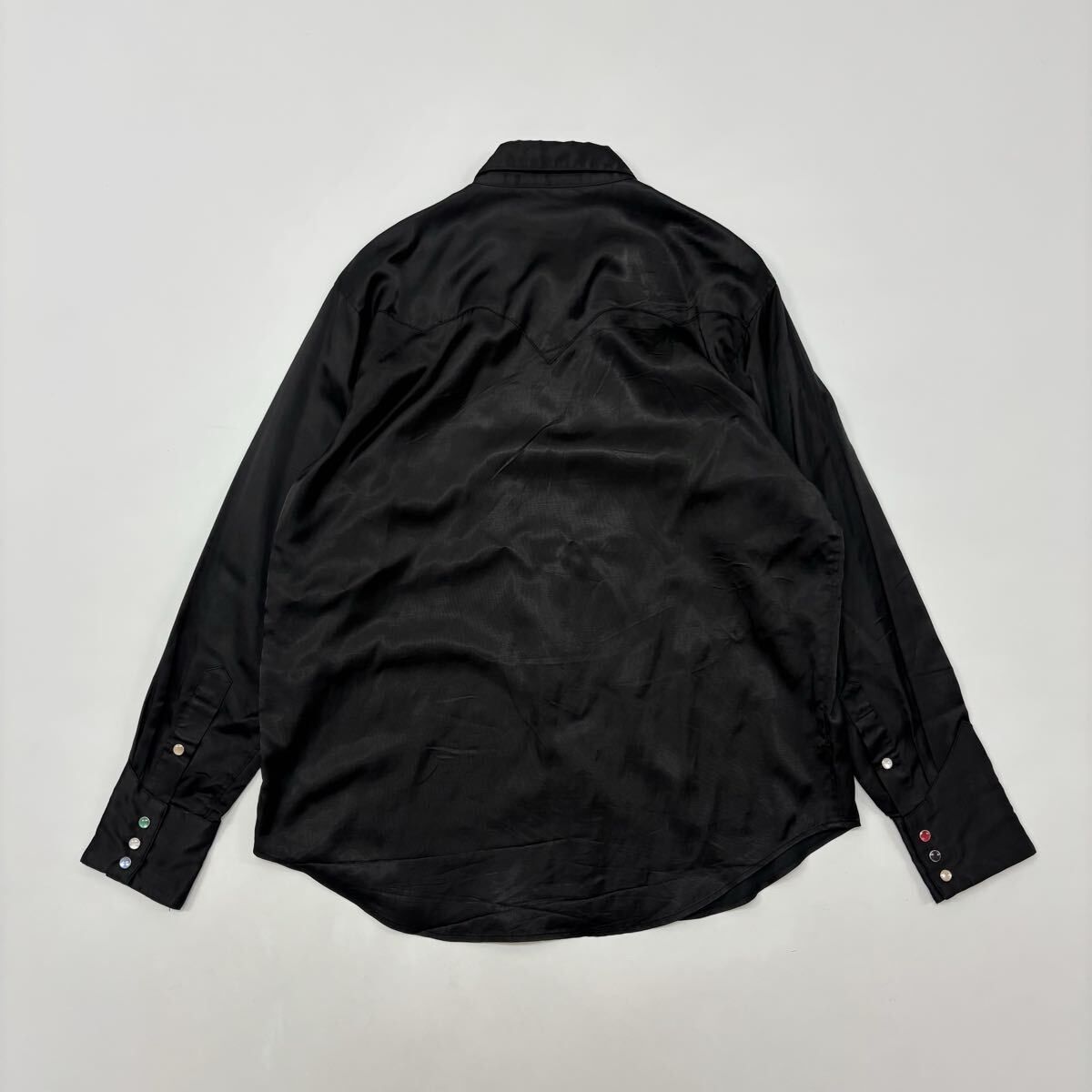 A PUZZLING HOME パズリングホーム RAINBOW SNAP BUTTON WESTAN SHIRTS レインボー スナップ ボタン ウエスタン シャツ サイズ 3 711-0040