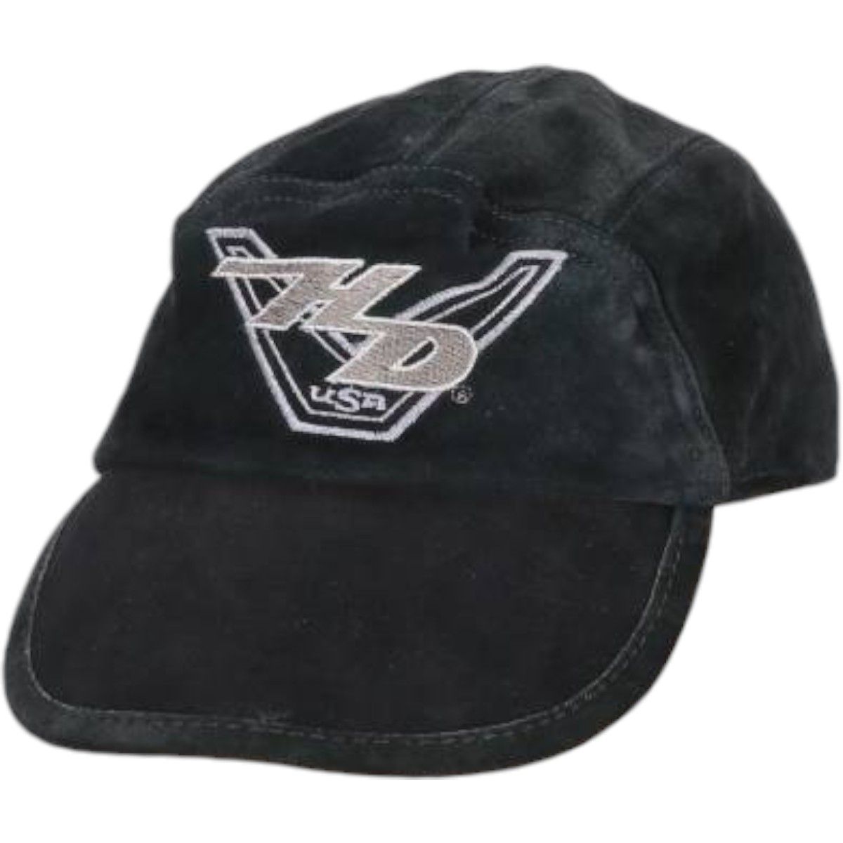 古着 ハーレーダビッドソン Harley-Davidson スエード レザーキャップ フリーサイズ相当 ヴィンテージ gaa005444