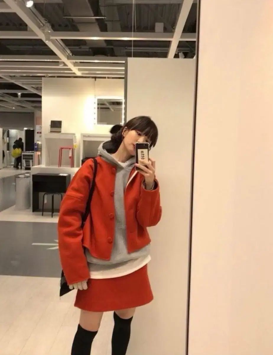 fletta 11 オレンジ ウール セットアップ