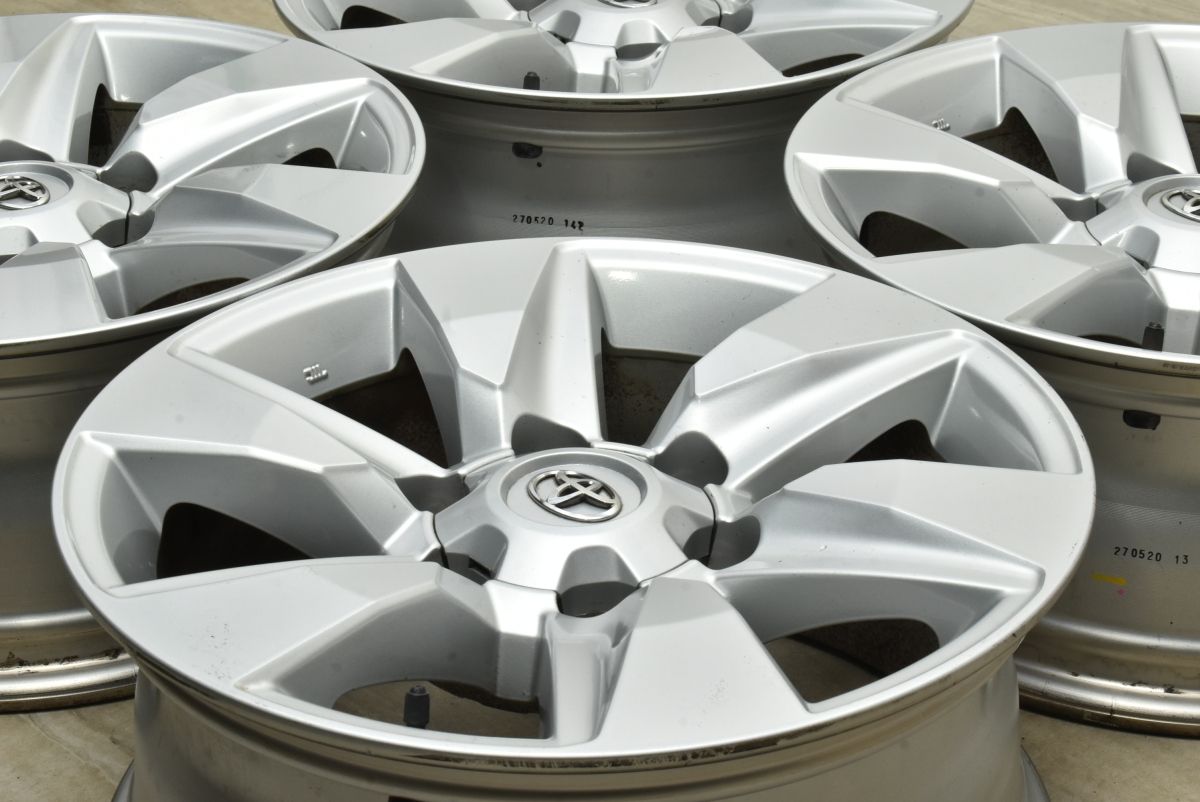 良好品 トヨタ 150 ランドクルーザー プラド 17 in 7 5 J 25 PCD 139 4本セット ハイラックス サーフ ハイエース レジアスエース