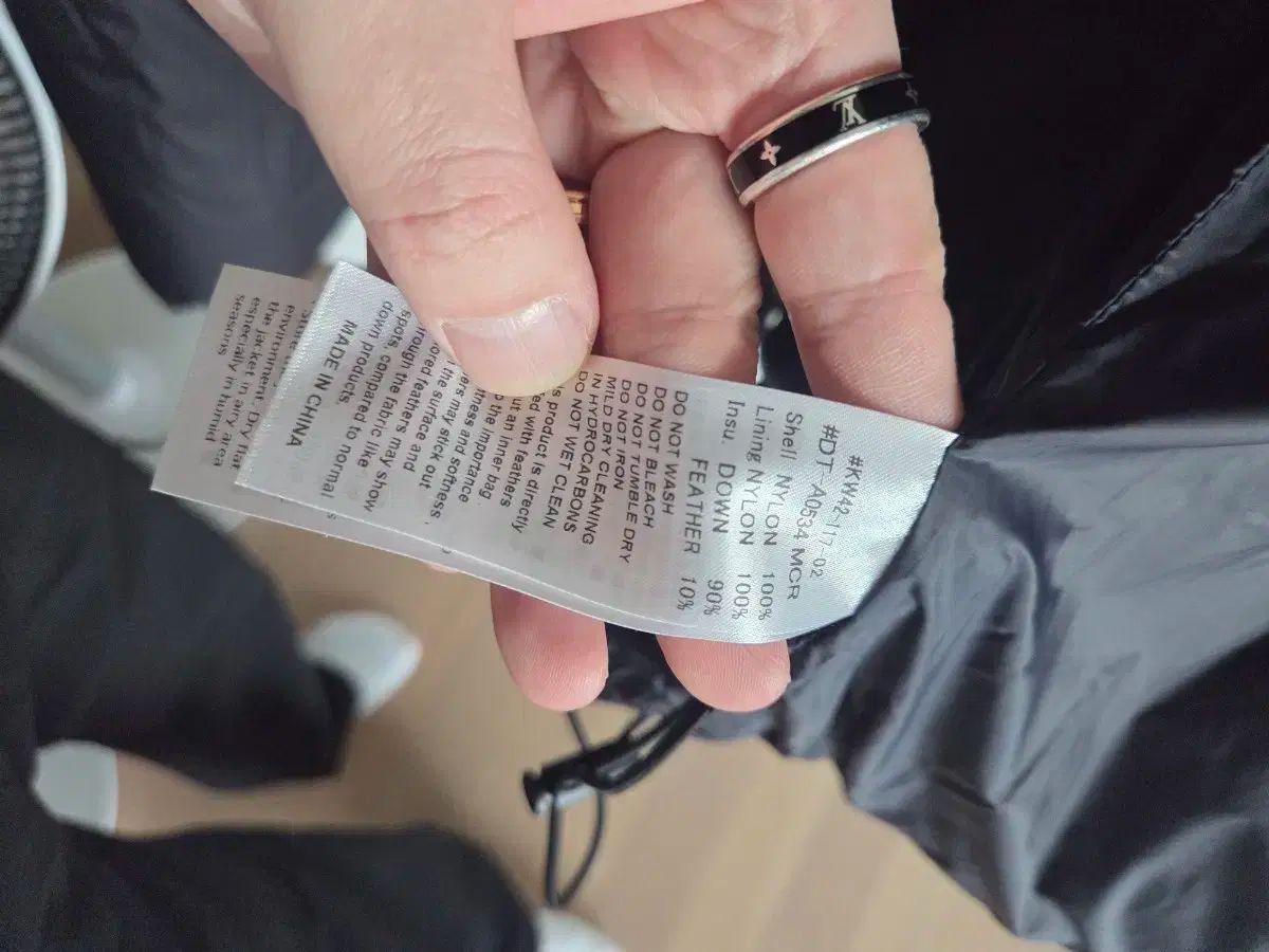 ダントン マイクロ リップストーン ブラック ダウン L KANDAIZUMI_COM