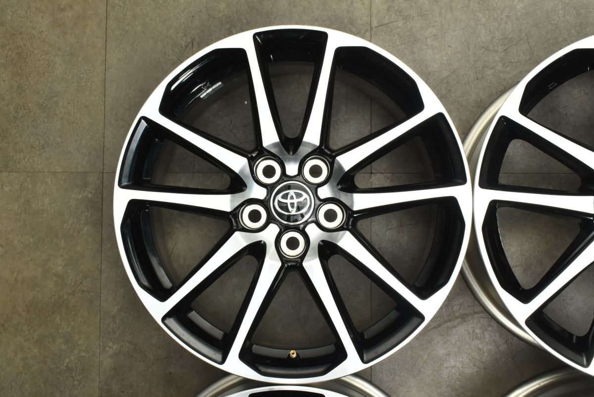  良好品 トヨタ ヤリスクロス GRスポーツ 18 in 7 5 J 50 PCD 114 3 4本セット C HR ノア ヴォクシー エスクァイア スタッドレス用に 18インチ ホイール