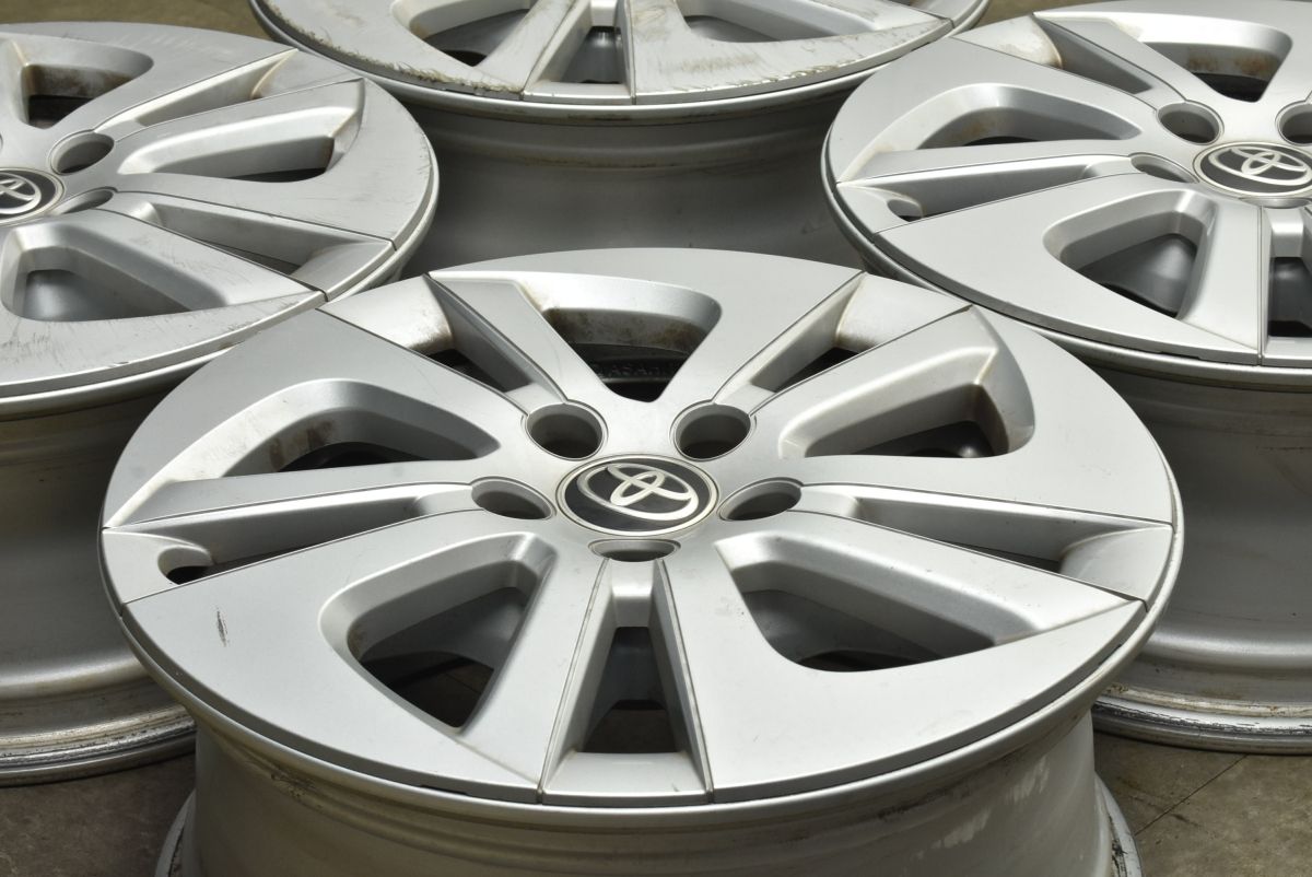 交換用に トヨタ 50 プリウス 前期 15 in 6 5 J 40 PCD 100 4本セット カローラツーリング スポーツ 流用 スタッドレス用