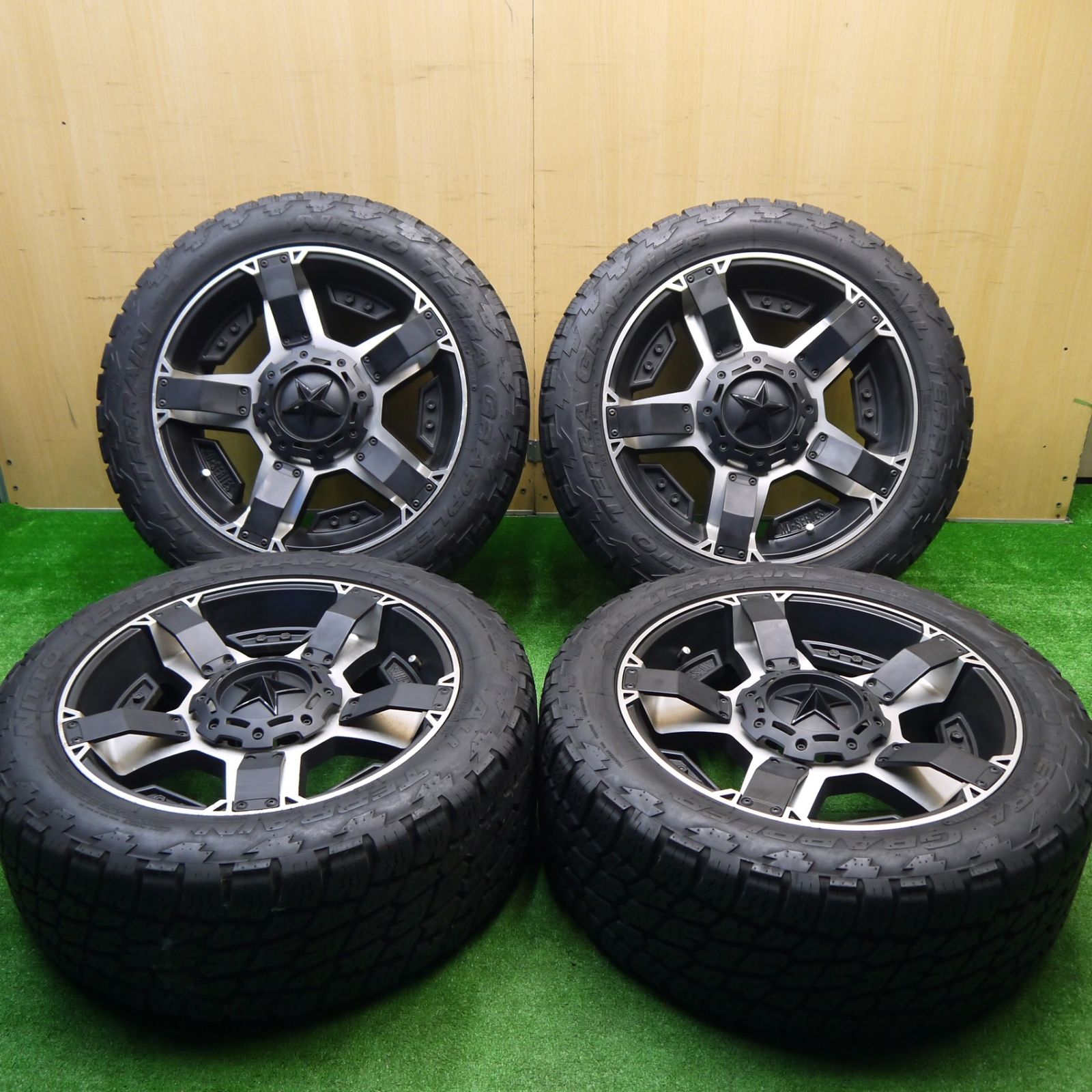 バリ溝 9 5分 KMC XD 811 265 50 R 20 ニットー TERRA ALL TERRAIN ロックスター2 PCD 135 139 7 6 H マルチ ノ