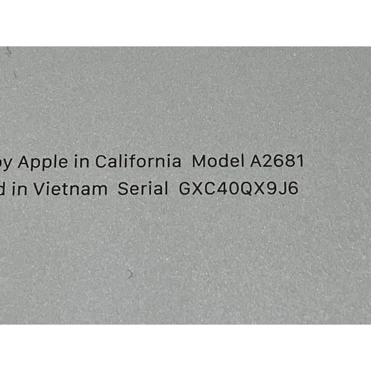  充放電回数11回 Apple MacBook Air M 2 2025 MLXY 3 J A ノートパソコン 8 GB SSD 256 Sonoma MacBook本体 ノートPC