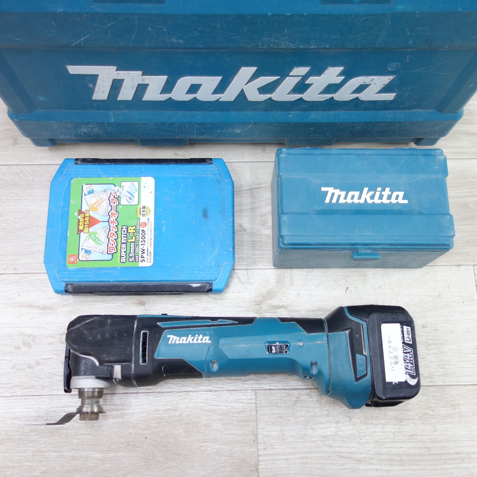 多数 マキタ 充電式 マルチ ツール TM41D 電動 工具 バッテリー BL1430 14.4V makita