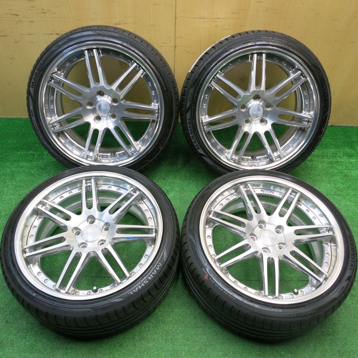 WORK GNOSIS GR 2 235 35 R 19 マーシャル MU 12 ワーク グノーシス 19インチ PCD 114 3 5 H ノ