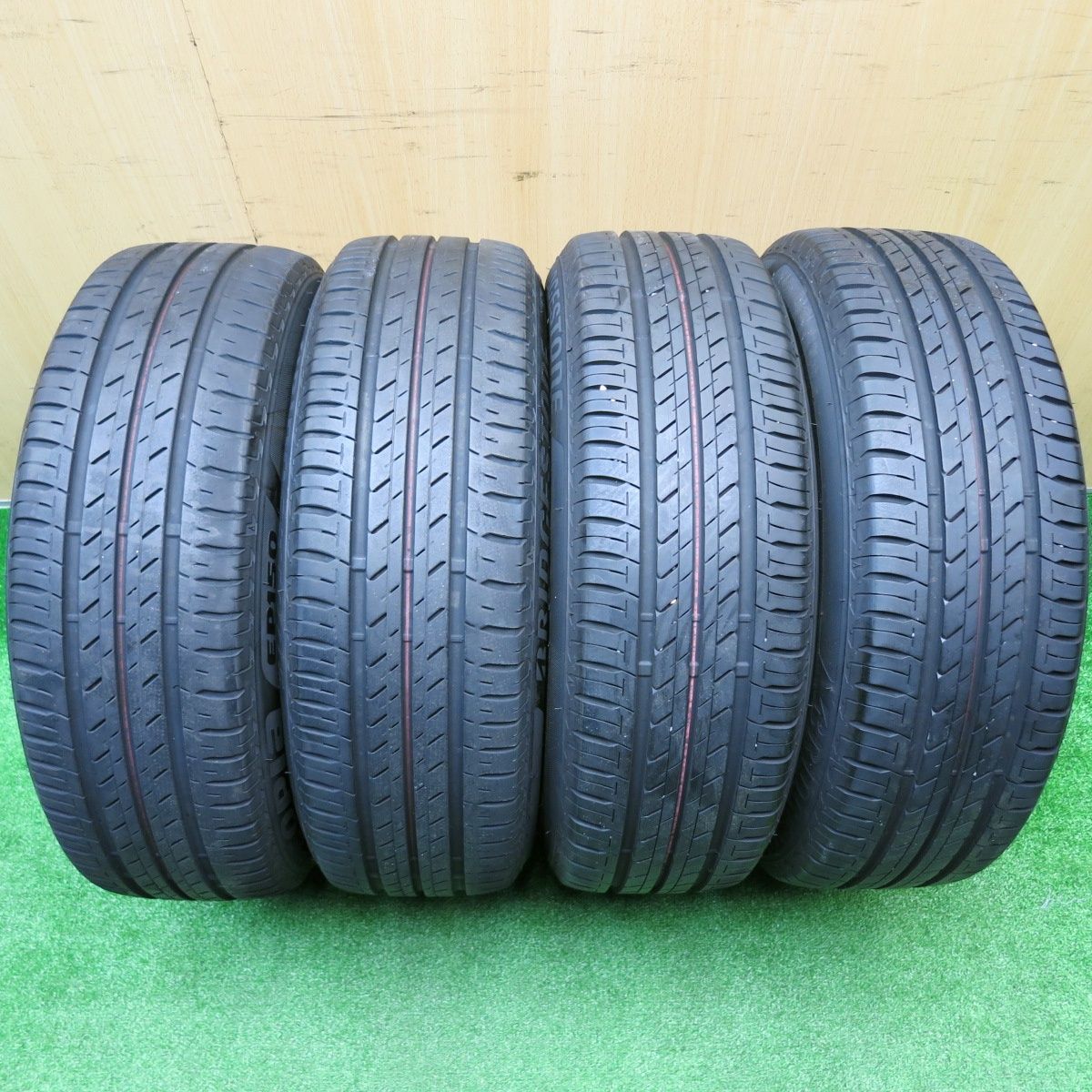  バリ溝 9 5分 トヨタ 60系 ノア ヴォクシー 195 65 R 15 ブリヂストン エコピア EP 150 15インチ PCD 114 3 5 H ノ 15インチ タイヤ ホイールセット