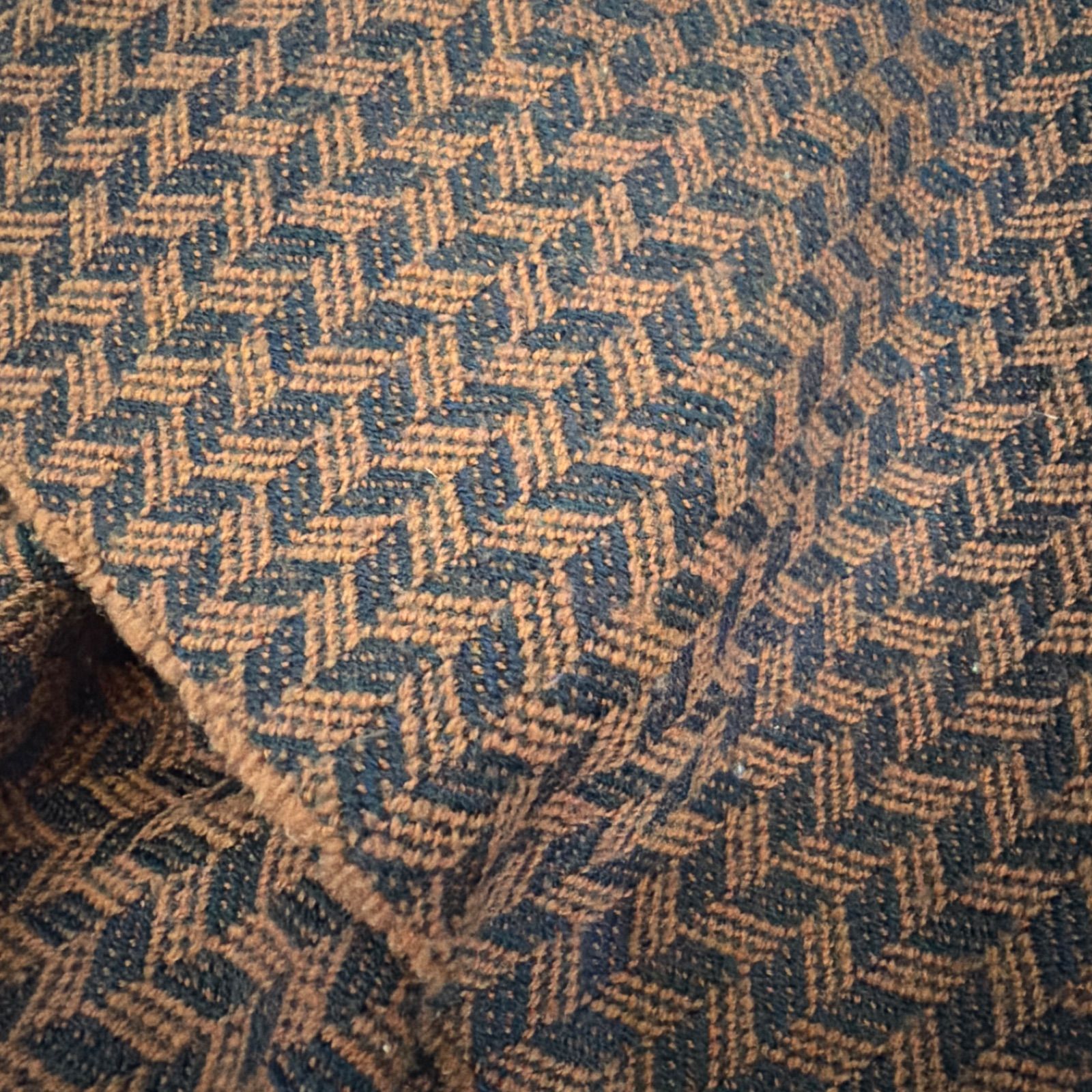 H3466-3◾️ドルチェ＆ガッバーナ ウール混マフラー DG柄 Y2K