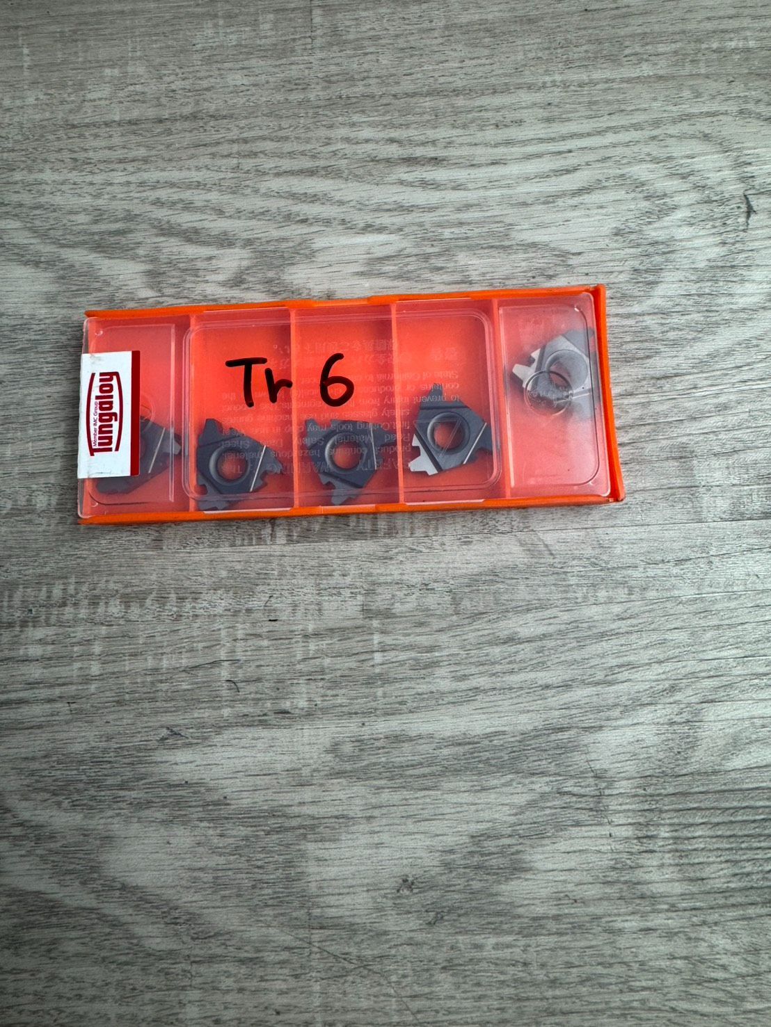 タンガロイ 旋削用ねじ切りTACチップ 27ER60TR AH725