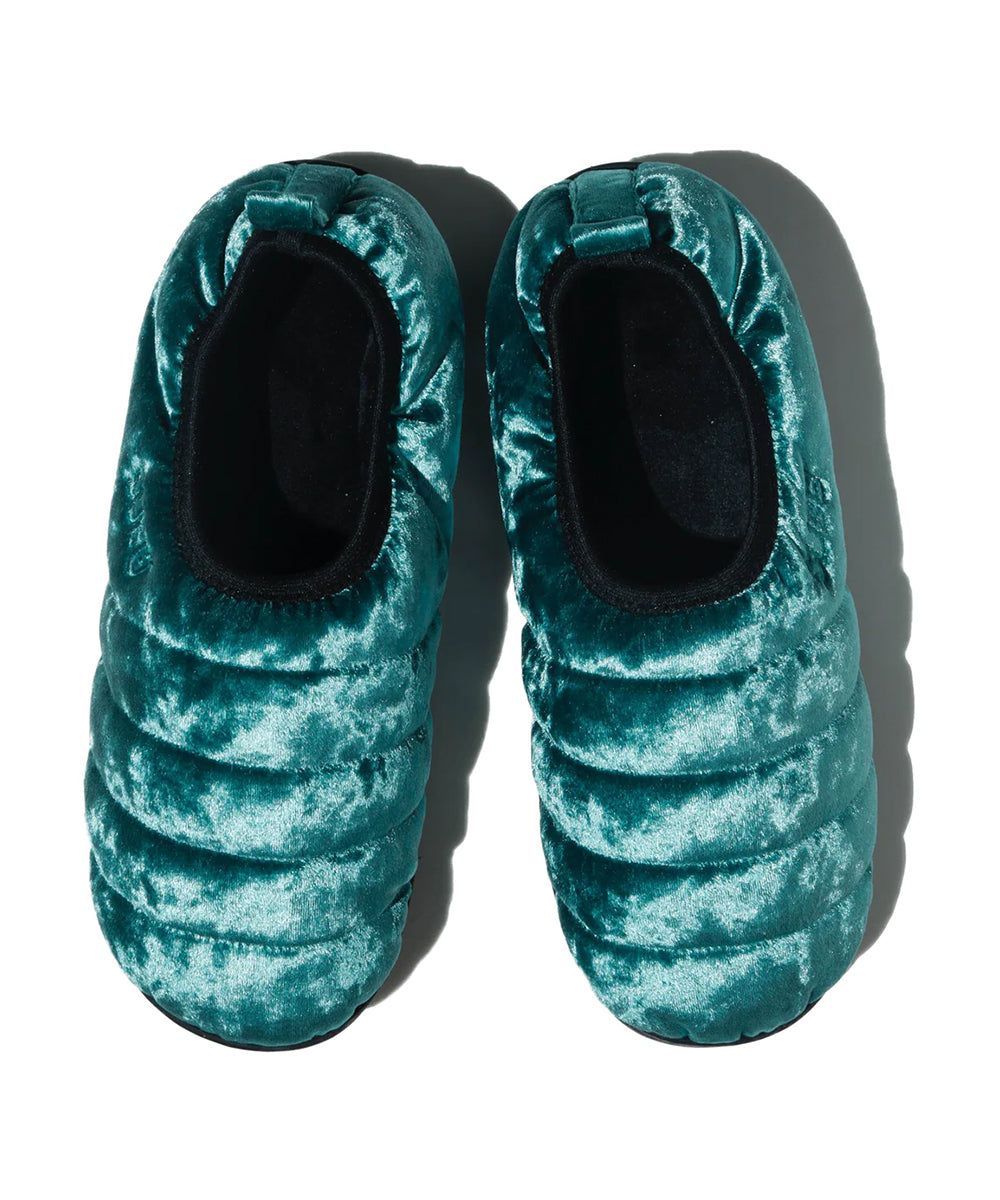 SUBU - VAMP VELVET PETROL ブルー ターコイズ ベルベット サンダル スブ シューズ SIZE1 SIZE2 SIZE3