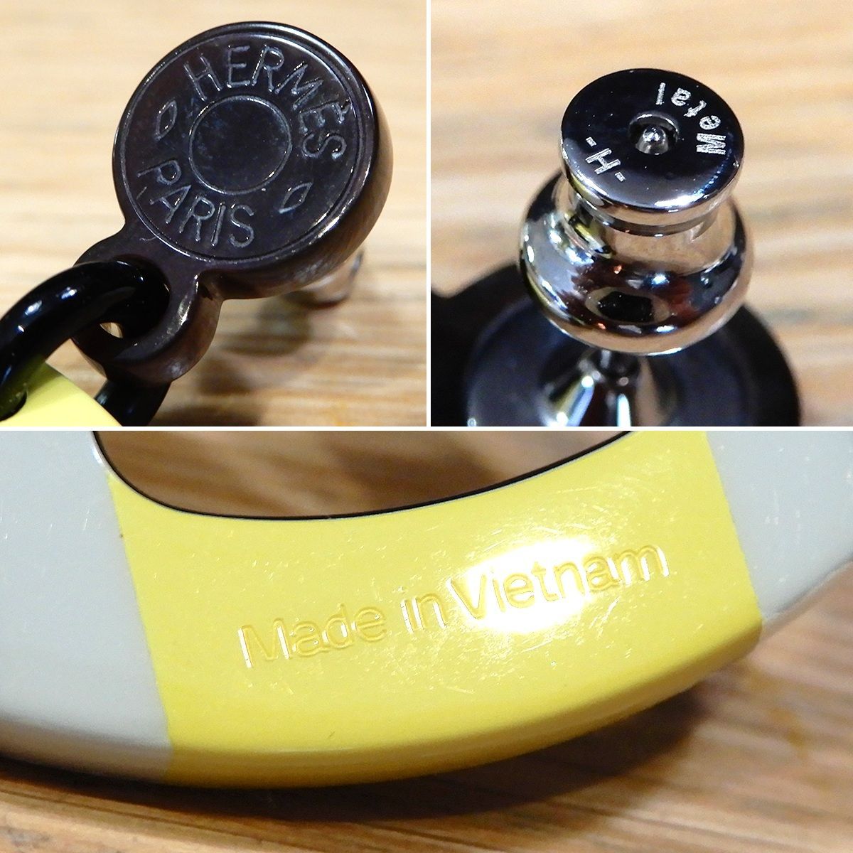 超 エルメス Hエキップ ピアス バッファローホーン イエロー系マルチ レディース 14590 FORTGASGNV_COM_BR