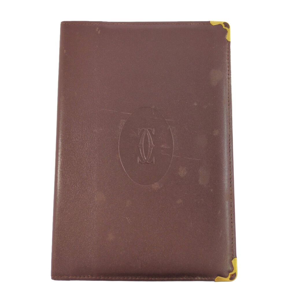 カルティエ ボルドー マストライン システムダイアリーSM 楽天市場】Cartier カルティエ マストライン 手帳カバー 6穴式