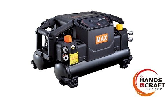 MAX マックス エアコンプレッサ AK-HL1310E2 ブラック タンク容量11L 一般圧 高圧 各2口