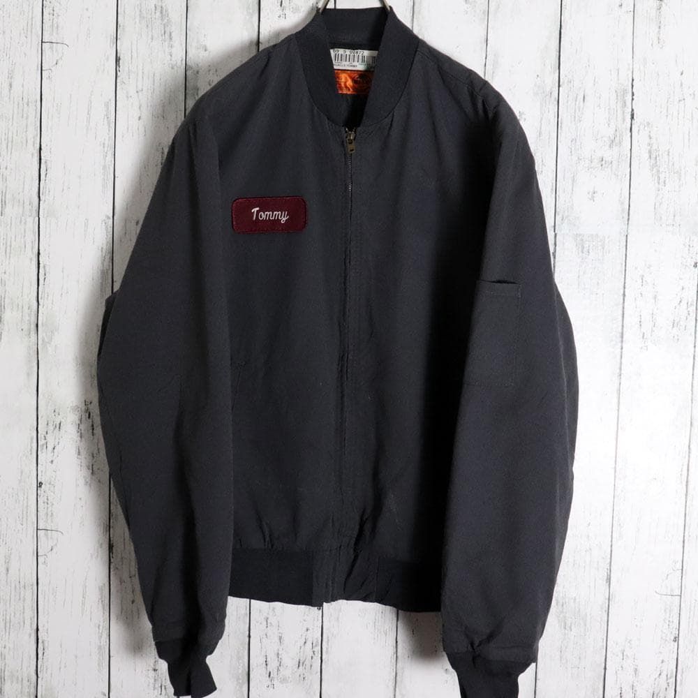 REDKAP レッドキャップ メキシコ製 MA1ボンバージャケット US企業ロゴ
