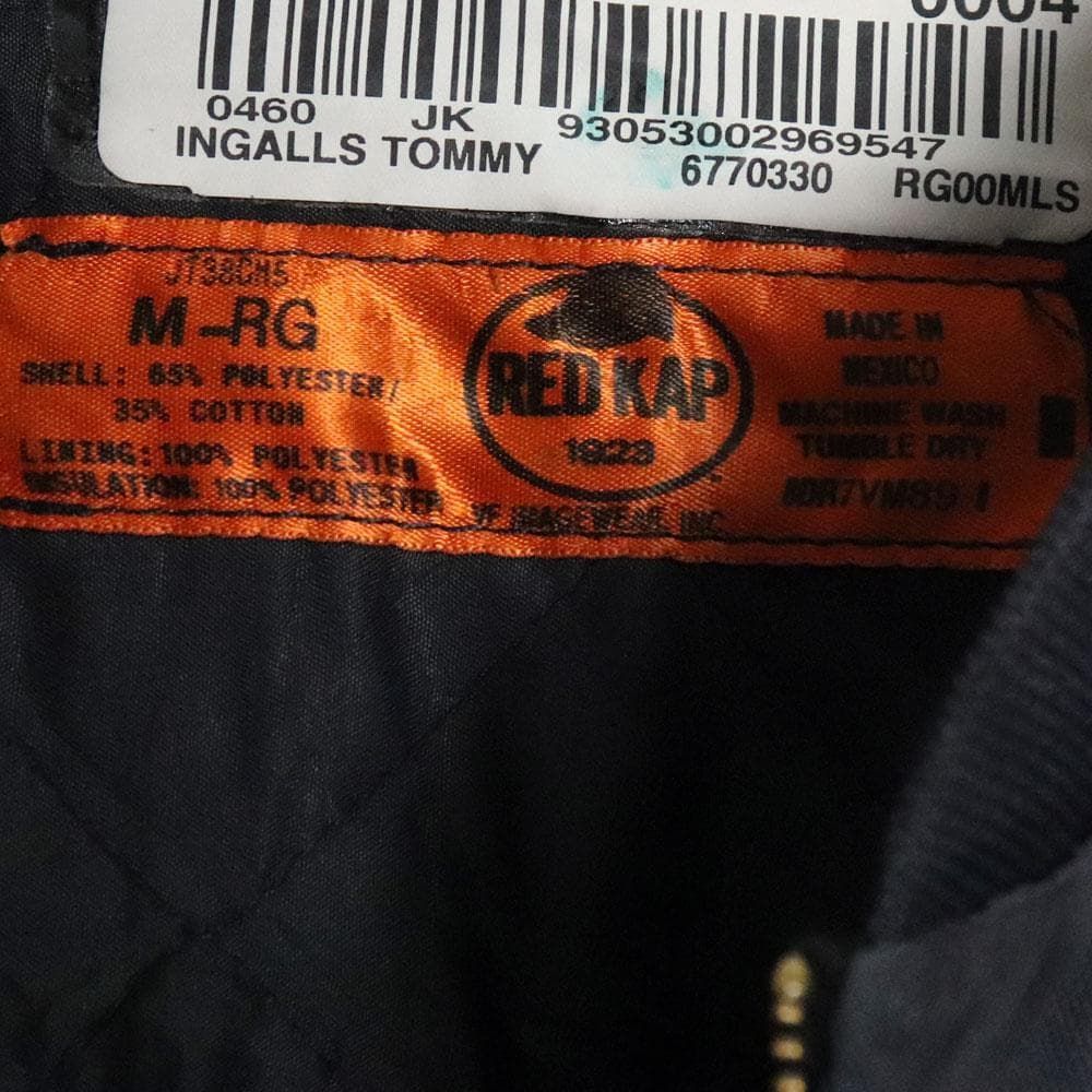 REDKAP レッドキャップ メキシコ製 MA1ボンバージャケット US企業ロゴ