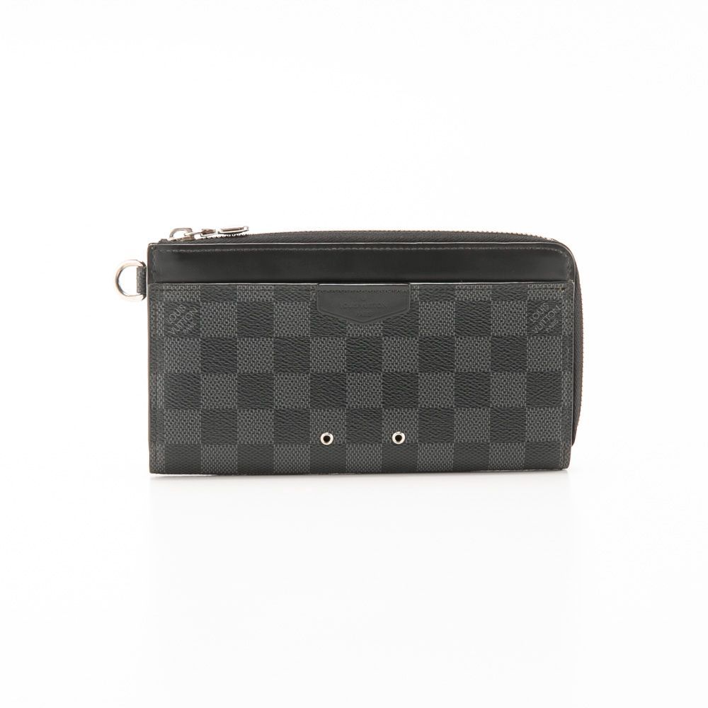 ルイ・ヴィトン LOUIS VUITTON 長財布 ダミエ グラフィット ジッピー ドラゴンヌ N60379