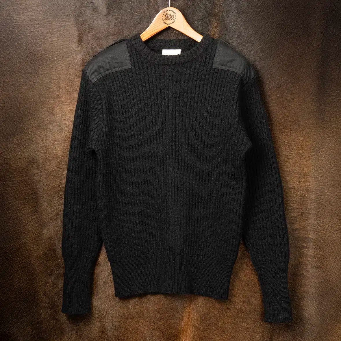 42 90s ミリタリー イングランド ウール コマンド ニット MT-1388